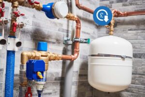 replacing a boiler expansion vessel in a UK home